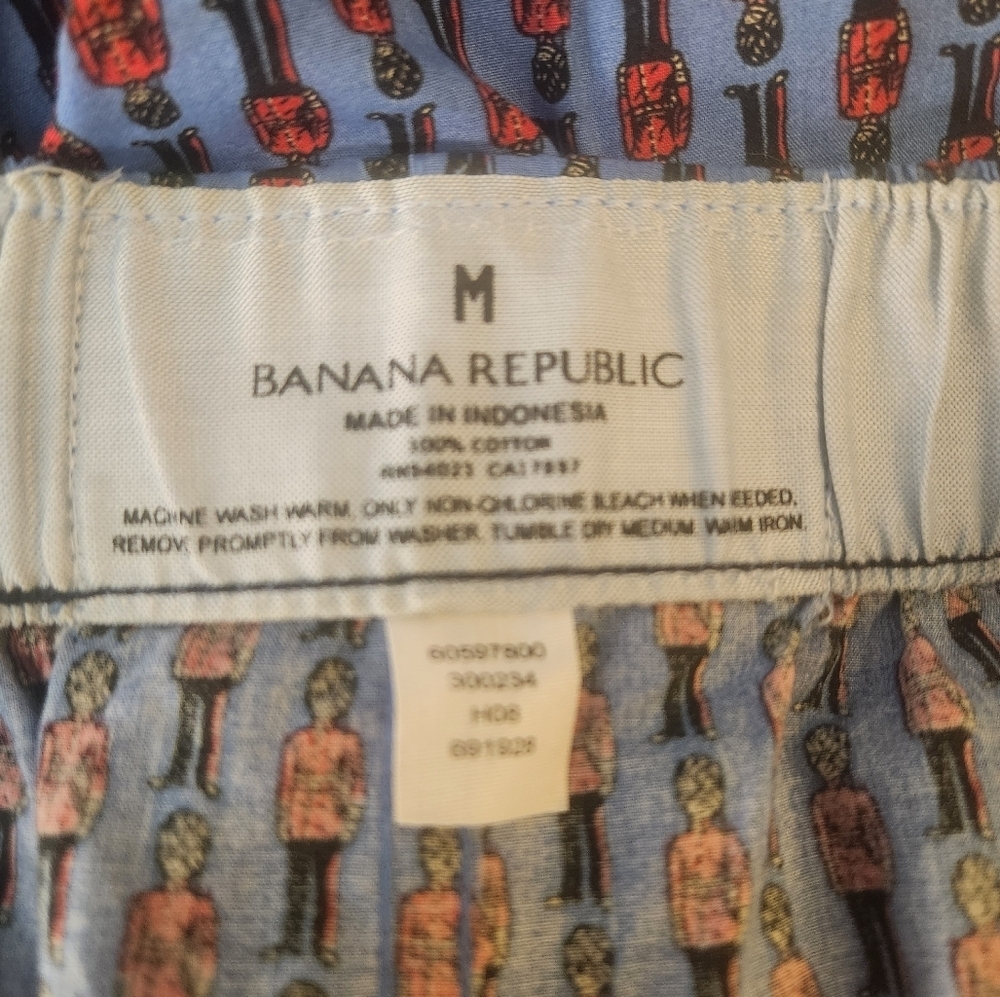 Banana Republic British Bobby Print Vintage Boxers Medium (7682) - Picture 4 of 4